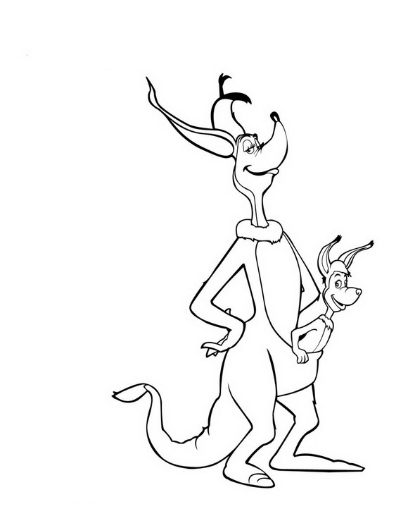Plansa de colorat cu Horton Dr. Seuss 55 51